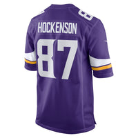 Minnesota Vikings T.J. Hockenson Nike Purple Game Player Jersey