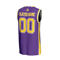 LSU Tigers GameDay Greats Lightweight Collegiate Basketball NIL Pick-A-Player Fashion Jersey - Purple