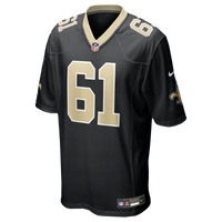 New Orleans Saints Drew Desjarlais Nike Black Game Player Jersey