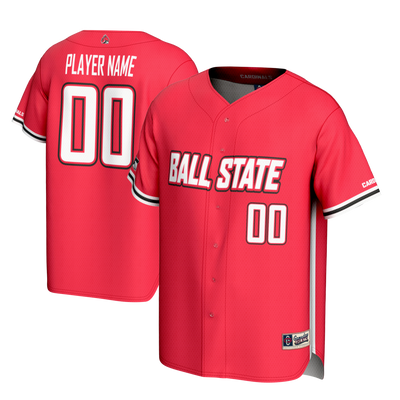 Ball State Cardinals GameDay Greats NIL Pick-A-Player Lightweight Baseball Jersey - Cardinal