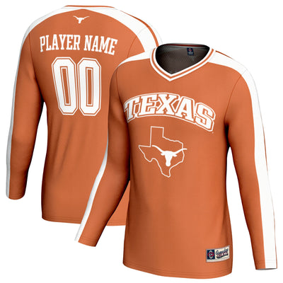 Texas Longhorns GameDay Greats NIL Pick-A-Player Lightweight Collegiate Volleyball Fashion Jersey - Texas Orange