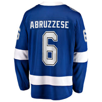 Tampa Bay Lightning Nick Abruzzese Fanatics Blue Home Breakaway Jersey