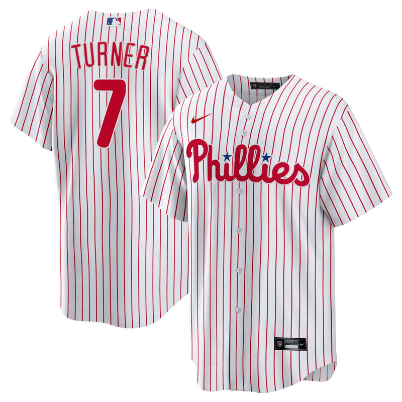 Philadelphia Phillies Trea Turner Nike White Home Replica Player Jersey