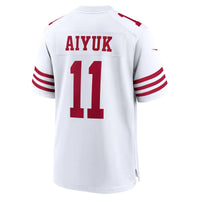 San Francisco 49ers Brandon Aiyuk Nike White Player Game Jersey