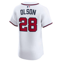 Atlanta Braves Matt Olson Nike White Home Elite Player Jersey