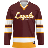 Loyola Chicago Ramblers GameDay Greats Hockey Jersey - Maroon