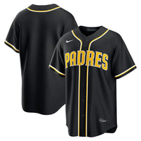 San Diego Padres Nike Fashion Replica Black Out Jersey