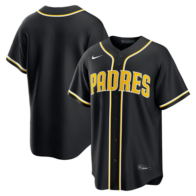 San Diego Padres Nike Fashion Replica Black Out Jersey