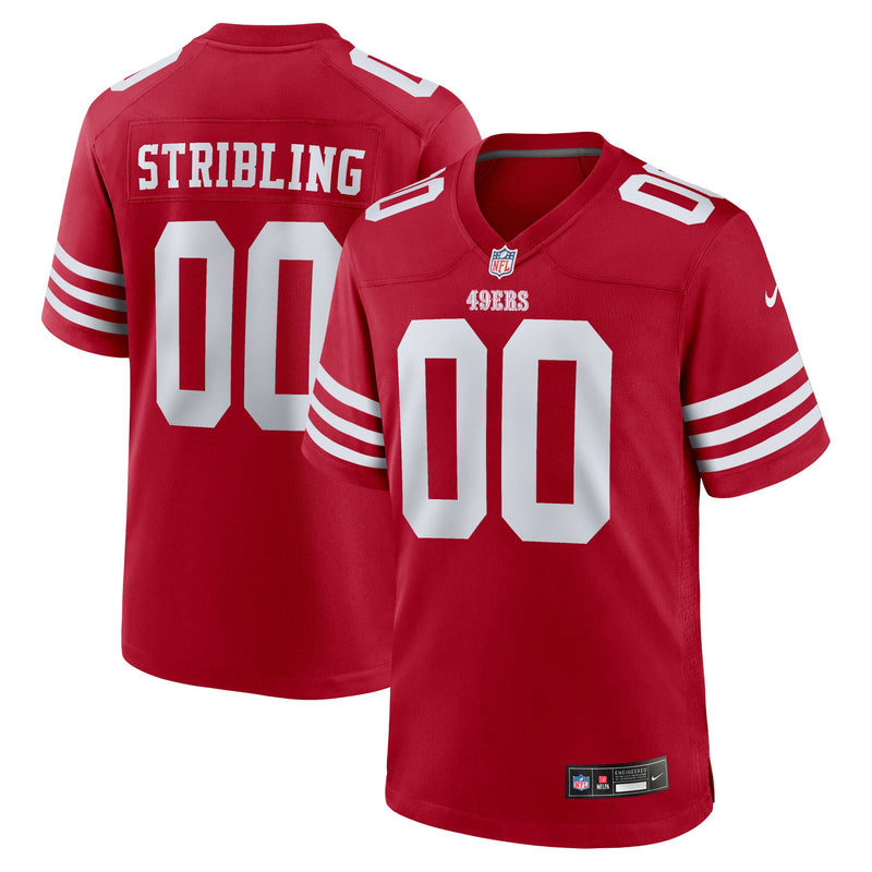 San Francisco 49ers De'Zhaun Stribling Nike Scarlet Game Jersey