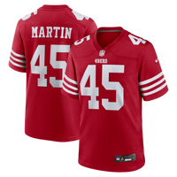 San Francisco 49ers Nick Martin Nike Scarlet Team Game Jersey