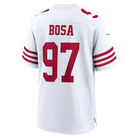 San Francisco 49ers Nick Bosa Nike White Player Game Jersey