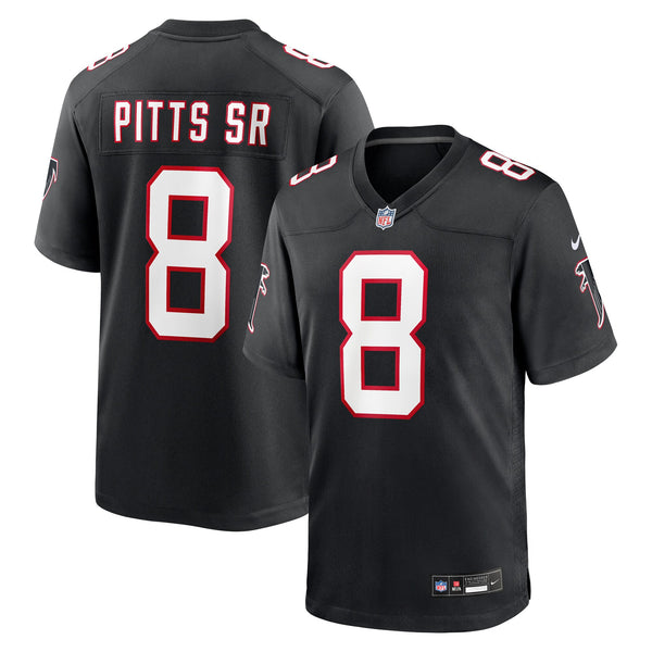 Atlanta Falcons Kyle Pitts Sr. Nike Black Alternate Game Jersey