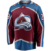Colorado Avalanche Nathan MacKinnon Fanatics Burgundy Home Breakaway Jersey