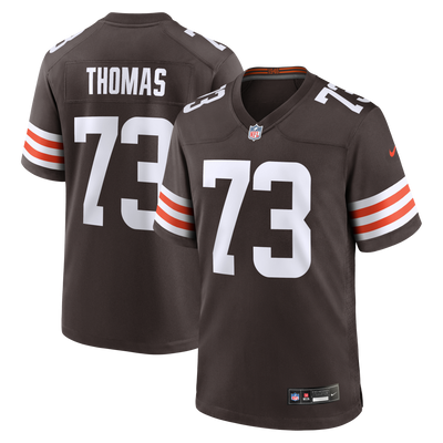Cleveland Browns Joe Thomas Nike Brown Retired Game Player Jersey