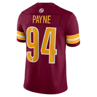 Washington Commanders Da'Ron Payne Nike Burgundy Vapor Limited Jersey