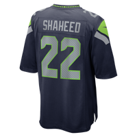 Seattle Seahawks Rashid Shaheed Nike College Navy Team Game Jersey