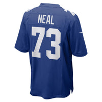 New York Giants Evan Neal Nike Royal Player Game Jersey
