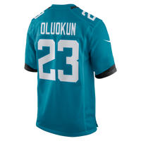Jacksonville Jaguars Foyesade Oluokun Nike Teal Game Player Jersey