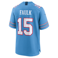 Tennessee Titans Keldric Faulk Nike Light Blue Team Game Jersey