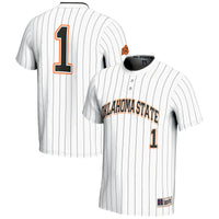 #1 Oklahoma State Cowboys GameDay Greats Lightweight Softball Jersey - White