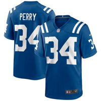 Indianapolis Colts Joe Perry Nike Royal Game Retired Player Jersey