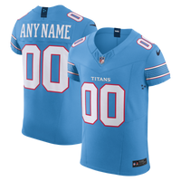 Tennessee Titans Nike Light Blue Vapor F.U.S.E. Elite Custom Jersey