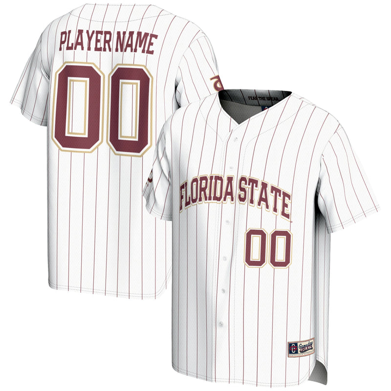Florida State Seminoles GameDay Greats NIL Pick-A-Player Lightweight Baseball Jersey - White