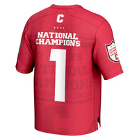 #1 Cornell Big Red GameDay Greats 2025 NCAA Lacrosse National Champions Lightweight Fashion Jersey - Red