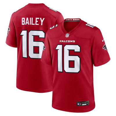 Atlanta Falcons Jake Bailey Nike Red Team Game Jersey