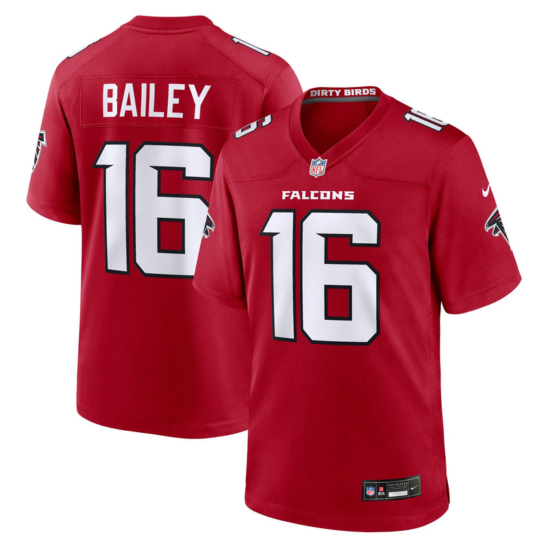 Atlanta Falcons Jake Bailey Nike Red Team Game Jersey
