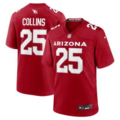 Arizona Cardinals Zaven Collins Nike Cardinal Home Game Jersey
