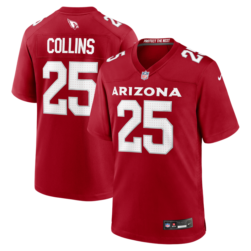 Arizona Cardinals Zaven Collins Nike Cardinal Home Game Jersey