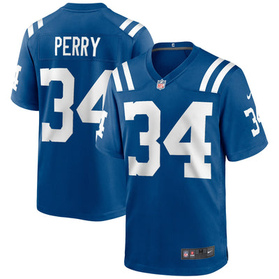 Indianapolis Colts Joe Perry Nike Royal Game Retired Player Jersey