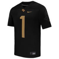 #1 UCF Knights Nike Alternate Game Football Jersey - Black