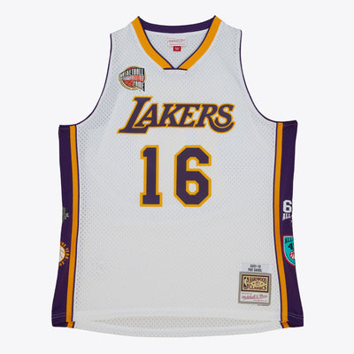 Los Angeles Lakers Mitchell & Ness HOF Swingman Jersey Pau Gasol
