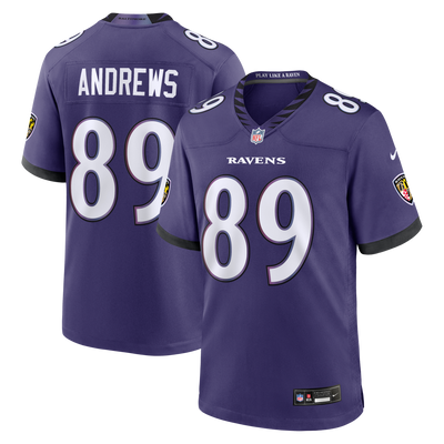 Baltimore Ravens Mark Andrews Nike Purple Team Game Jersey