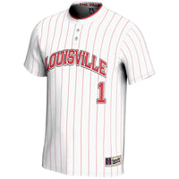 #1 Louisville Cardinals GameDay Greats Lightweight Softball Jersey - White