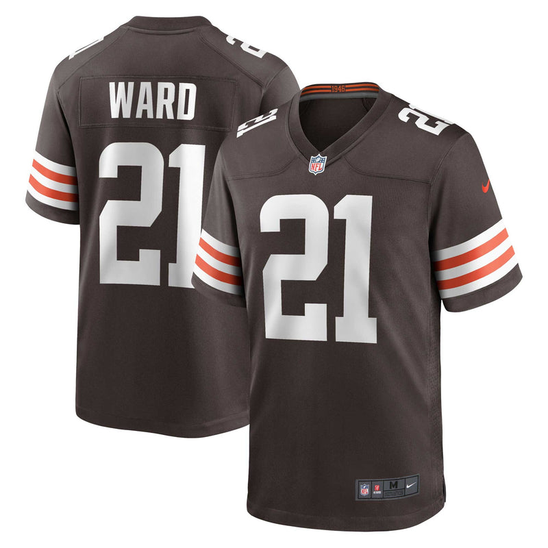 Cleveland Browns Denzel Ward Nike Brown Game Jersey