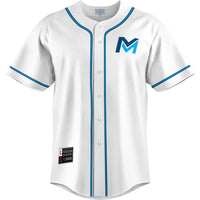 Mid Michigan College GameDay Greats Lightweight Baseball Jersey - White