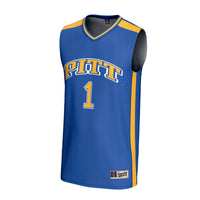 #1 Pitt Panthers GameDay Greats Lightweight Collegiate Basketball Fashion Jersey - Royal
