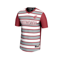 #1 Washington State Cougars GameDay Greats Lightweight Soccer Fashion Jersey - Crimson