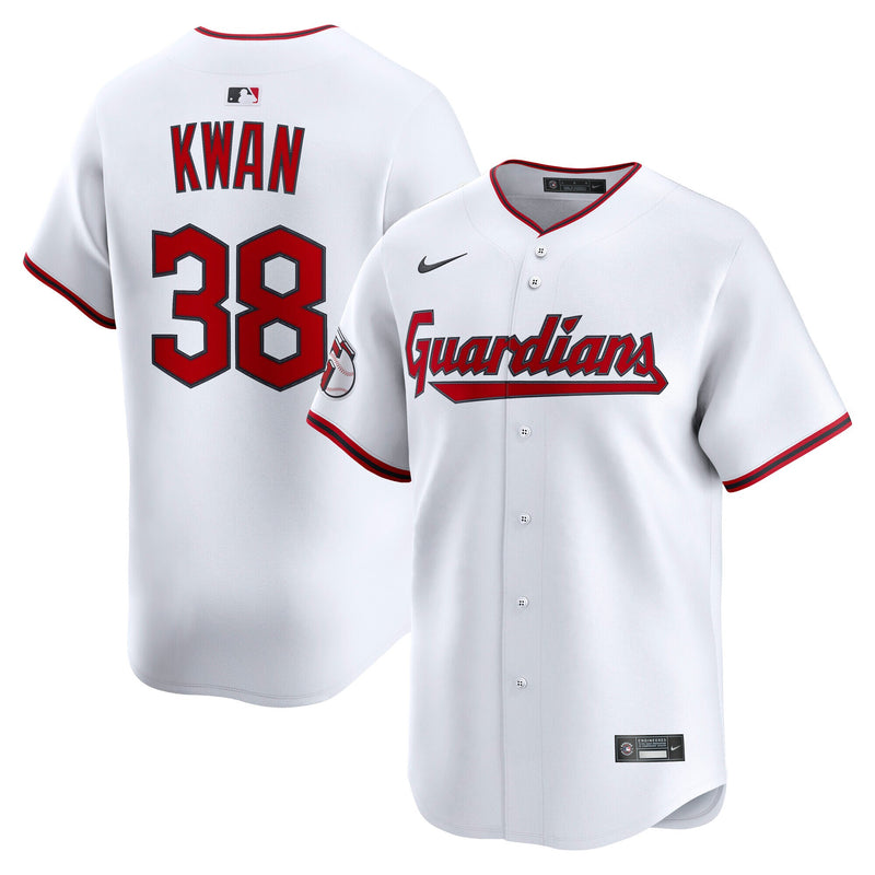 Cleveland Guardians Steven Kwan Nike White Home Limited Player Jersey