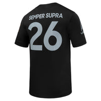 Air Force Falcons Nike Space Force Replica Football Jersey - Black