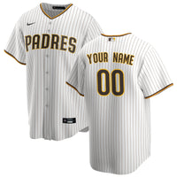 San Diego Padres Nike White Home Replica Custom Jersey