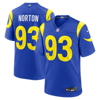 Los Angeles Rams Bill Norton Nike Royal Team Game Jersey