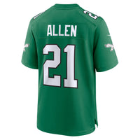 Philadelphia Eagles Eric Allen Nike Kelly Green Retired Player Alternate Game Jersey