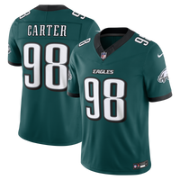 Philadelphia Eagles Jalen Carter Nike Midnight Green Team Vapor F.U.S.E. Stitched Limited Jersey