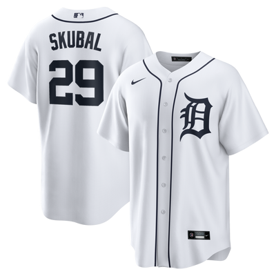 Detroit Tigers Tarik Skubal Nike White Home Replica Jersey