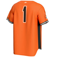 #1 Oklahoma State Cowboys GameDay Greats Lightweight Baseball Fashion Jersey - Orange