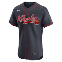 Atlanta Braves Ronald Acuña Jr. Nike Navy Alternate Elite Jersey